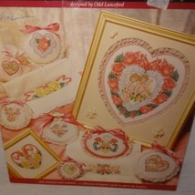 Cupids Hearts Roses Cross Stitch Leaflet VCL20069 Patterns 1992 Valentines Day - $9.99