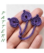 crochet leaf border pattern, motif crochet tutorial PDF, leaf pattern cr... - £7.86 GBP