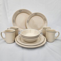Corelle Lace Bouquet Dinnerware set 16-pc plate bowl cup saucer Vintage ... - $158.39