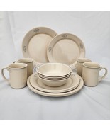 Corelle Lace Bouquet Dinnerware set 16-pc plate bowl cup saucer Vintage ... - $222.77 CAD
