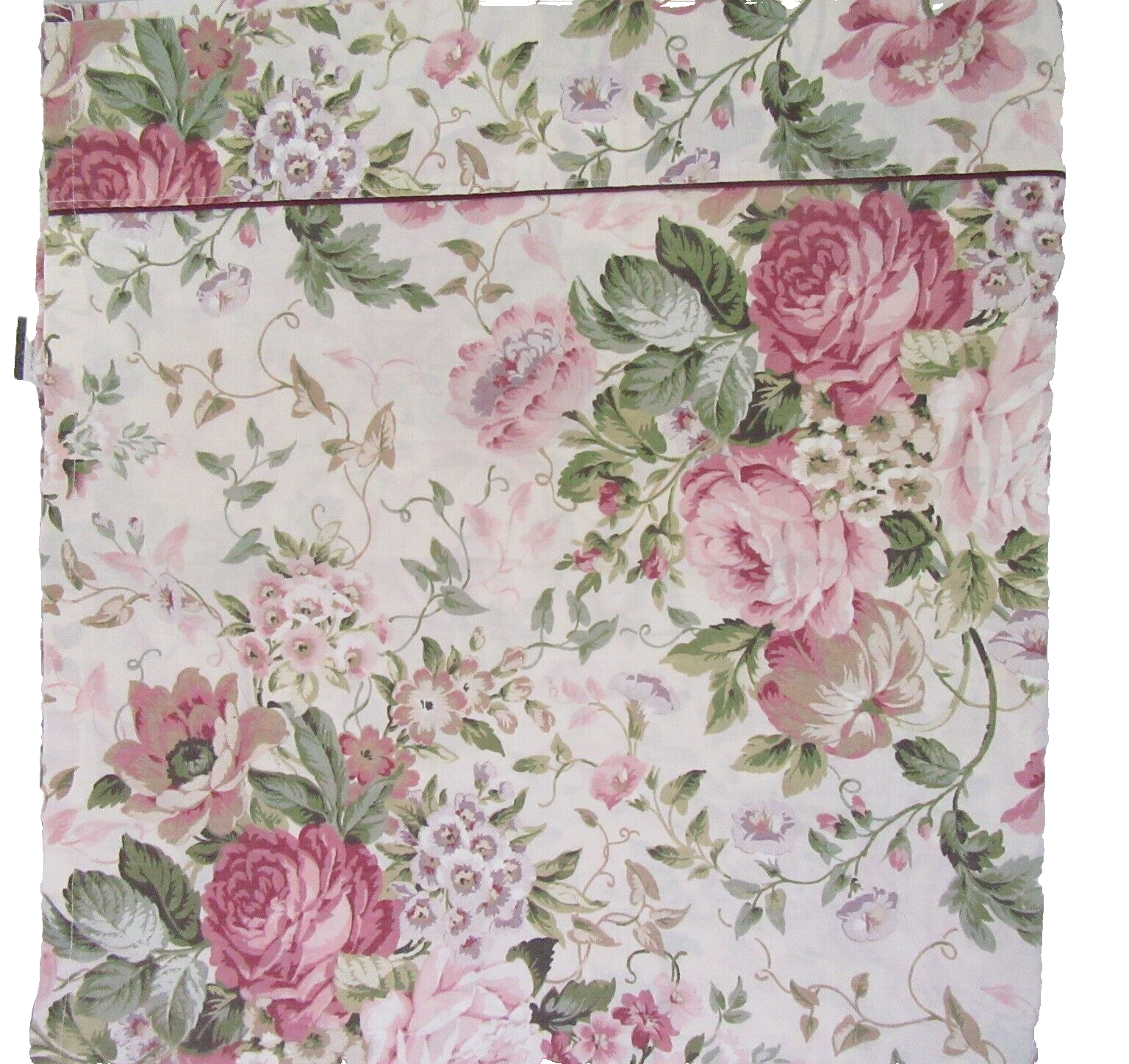 Crown Crafts Rose Floral Multi Full/Double Flat Sheet - $30.00