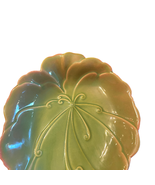 Brad Keeler Artware 729 Lettuce Bowl Platter 13X10 Green/Pink Shades Mid... - £77.39 GBP