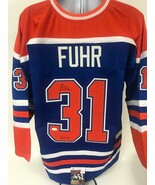Grant Fuhr Signed Autographed Edmonton Oilers Hockey Jersey - JSA COA - $1,900.49 MXN