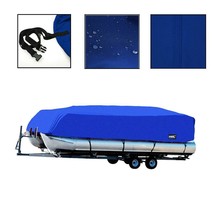 17-20' Sun Protection/Waterproof Fabric 600D Trailerable Pontoon Boat Cover - £60.08 GBP