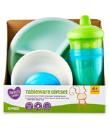 Parent&#39;s Choice Tableware Giftset, 4+ Months, 10 Pack, Blue &amp; Green - $26.87 CAD