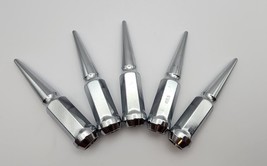 24x Chrome 14x1.5 Spike Lug Nut -Fit GMC and Chevy - 1500&#39;s, Full Size S... - $39.99