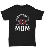 Mom TShirt Softball Mom Black-U-Tee  - £14.43 GBP