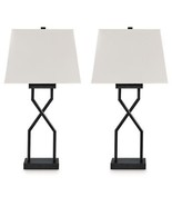 Brookthrone Black - Metal Table Lamp (Set of 2) - $1,848.02 MXN