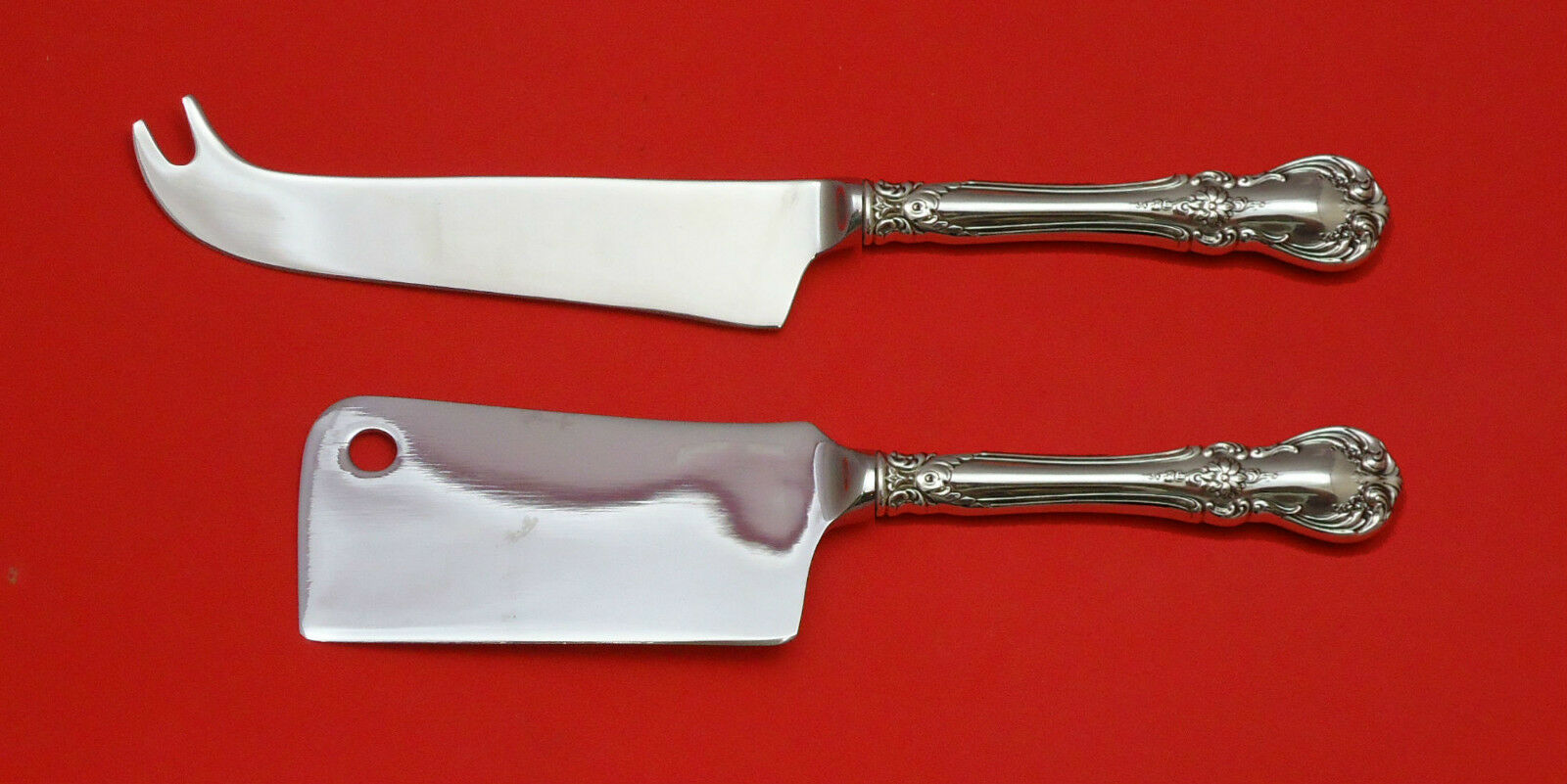 Old Master by Towle Sterling Silver Cheese Server Serving Set 2pc HHWS  Custom - £86.37 GBP