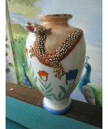 ANTIQUE 1920&#39;s HB JAPAN LUSTERWARE DRAGON MORIAGE VASE  [a4-R8-76] - $2,360.95 MXN