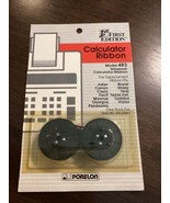 Vintage Calculator Ribbon, 1st First Edition Model 483, Red and Black ri... - $104.92 MXN