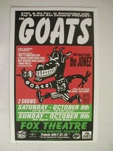 The Goats Jonez Poster Concert Denver - $13.49