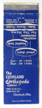The Cleveland Orthopedic Company - Cleveland, Ohio 20 Strike Matchbook Cover OH - £1.36 GBP