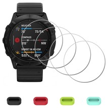 [4 Pack] Screen Protector For Garmin Fenix 6X Pro / 6X Pro Solar/ 6X 51Mm Watch  - £11.70 GBP