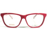 Boss Orange Eyeglasses Frames HO0172 OXJ Red Pink Cat Eye Full Rim 50-15... - $65.09