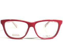 Boss Orange Eyeglasses Frames HO0172 OXJ Red Pink Cat Eye Full Rim 50-15-140 - £51.22 GBP