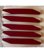 ⭕⭕VTG 5 Hair Barrettes for Women Vintage, New, Length 6cm, Red and White - $9.90