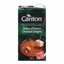6 X Canton Fondue Broth for Hot-Pot &amp; Cooking Oriental Delight 1.1L Each - £45.62 GBP