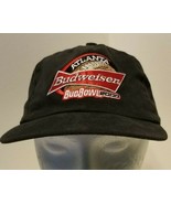 NEW NOS Vtg Baseball Trucker Cap Hat BUDWEISER 2000 BUD BOWL Black ATLANTA - £5.30 GBP