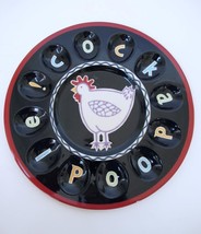 Cockadoodle! Deviled Egg Chicken Plate Becky Denny Southern Living at Home 12&quot; - £14.90 GBP