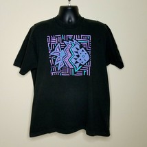 Peru Inka Inspired Fish T Shirt Size XL Vintage 80s Single Stitch Made i... - $24.74