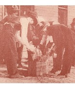 Camp Meade, MD Postcard Men Cleaning Mess Kits - $21.78