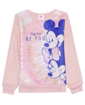 MSRP $38 Disney Cozy Pullover Sweatshirt Pink Size Medium DEFECT - $19.80