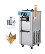 VEVOR Commercial Ice Cream Machine, 21-31 L/H Yield, 1800W 3-Flavor Free... - $5,276.41 CAD