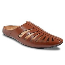 Mens Boys Sandals comfortable casual ethnic pathani mules US size 8-12 Tan CLV - £25.38 GBP