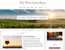 [NEW DESIGN] WINE LOVER STORE blog website business for sale AUTO CONTENT - £71.17 GBP