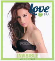 Soutien-Gorge Super- Push Up Armature + 2 Tailles Effet Nu Love and Bra - £7.46 GBP