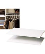 Easy Track RS1423 24&quot; White Easy Track Shelves 2 Count - $870.98 MXN