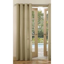Indoor Outdoor 108&quot;L x 54&quot;W Curtain Panel Grommet Top Linen Dermot Beige - £11.19 GBP