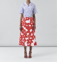 Marni Large Flowers Skirt Red/white - $11,724.62 MXN