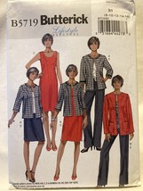 Butterick B5719 Sewing Pattern Misses/Woman Jacket,Dress,Skirt,Pants PET... - £7.54 GBP