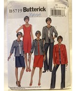 Butterick B5719 Sewing Pattern Misses/Woman Jacket,Dress,Skirt,Pants PET... - £5.99 GBP
