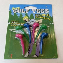Sexy Golf Tees - 6 Colorful Naked Woman Shaped Bachelor Bachelorette Par... - $7.91