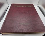 Vintage Encyclopedia Britannica World Atlas Unabridged book 1957 - £31.18 GBP
