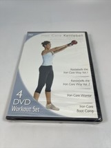 Iron Core Kettlebell DVD, 2011, 4 DVD Workout Set With Sarah Lurie New &amp;... - £4.43 GBP