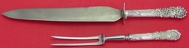 Trajan by Reed &amp; Barton Sterling Silver Roast Carving Set 2pc HHWS - $503.91