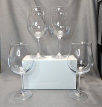 Tulip Burgundy Grand Wine Glass Crystal Barware 24 oz Toasting Glasses S... - £34.79 GBP