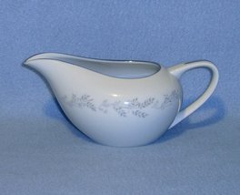 Royalton EG3301 White Creamer 8 oz  Leaves Design - $5.99