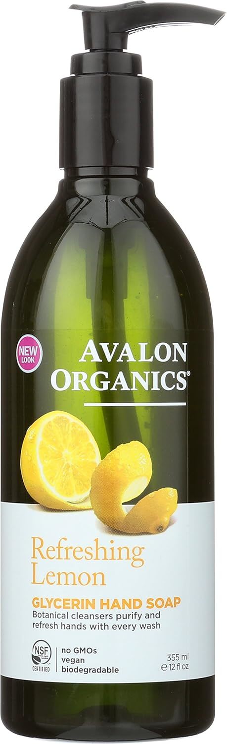 Avalon Organics Glycerin Hand Soap, Refreshing Lemon, 12 Oz - $26.99