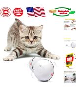 USB Rechargeable Self-Rotating Cat Ball with LED Light – Fun for Small Cats - $26.56 CAD