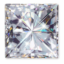 Forever One Square 5.5mm 1ct Certified Charles and Colvard - £282.65 GBP