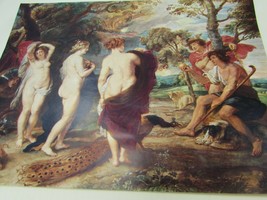 Vintage Peter Paul Rubens The Judgment of Paris 31345 Nudes - £35.60 GBP