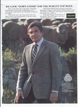 80's Gallery By Haggar Print Ad Vintage Clothing Gene Barry 8.5" x 11" - $19.75