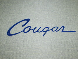 One Each MERCURY and COUGAR Script badge emblems Wall Sign - £27.45 GBP