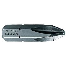 Apex Tool Group 440-2X-5Pk Torsion Bit,Sae,1/4&quot;,Hex,#2,1&quot;,Pk5 - £12.57 GBP