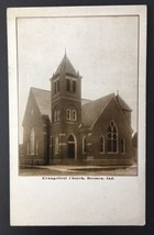 Evangelical Church Bremen Indiana 1910c postcard The Brink Publishing Co... - £9.40 GBP